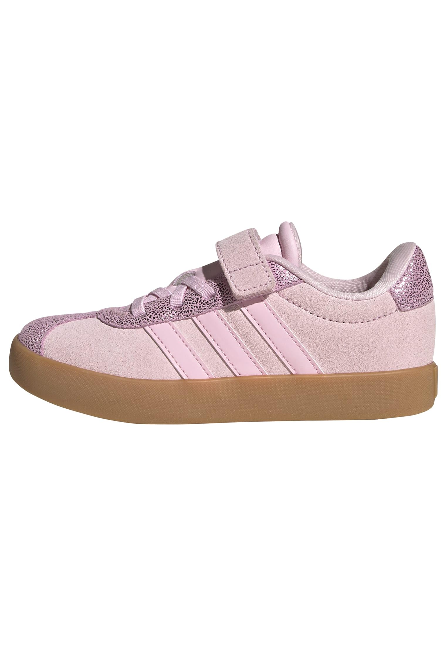 adidas Mixte Enfant VL Court 3.0 Shoes Children, Clear Pink/​Clear Pink/​Gum, 34 EU