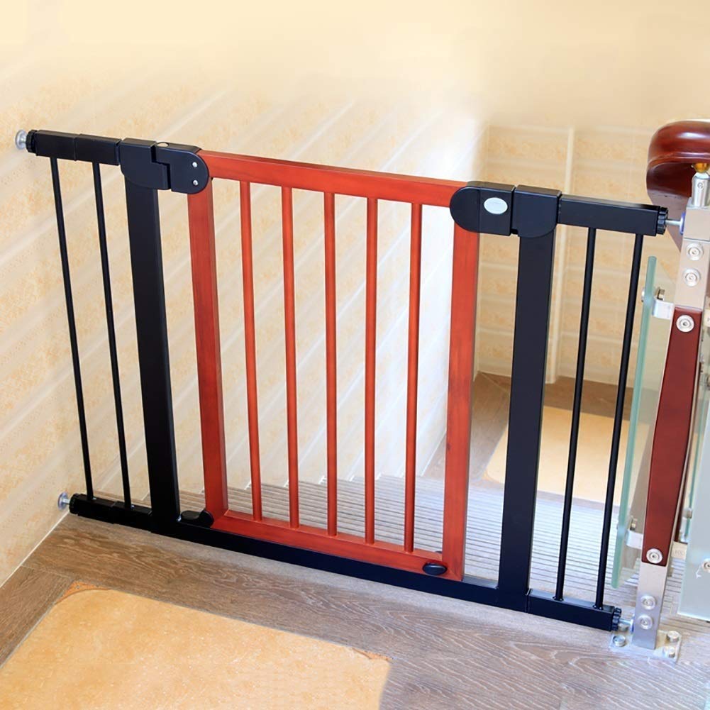 Porte bébé et animaux en bois extensible pour sécuriser les escaliers et balustres de la maison