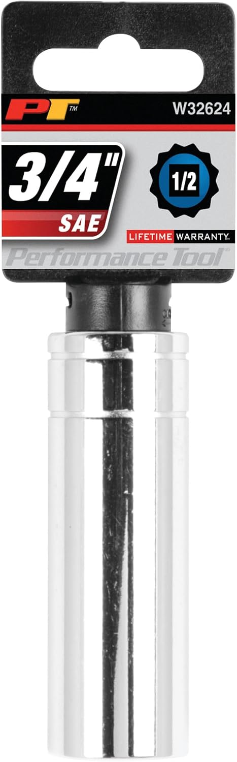 Performance Tool W32624 1/2 Drive 12-Point Socket, 3/4