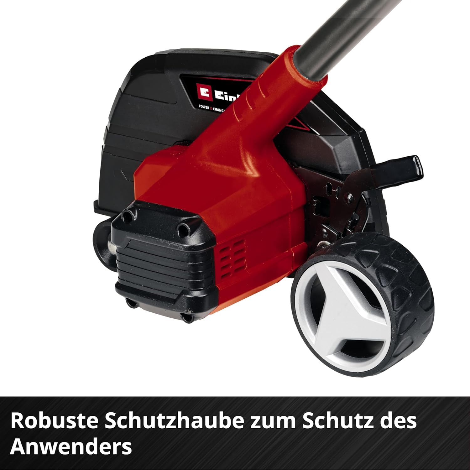 Einhell Akku-Rasenkantenschneider GE-LE 18/190 Li-Solo Power X-Change (Li-Ion, 18 V, 3-stufige Tiefeneinstellung 36.5-45 mm, 19cm Schnittlänge, Split Schaft, Laufrollen, ohne Akku und Ladegerät)