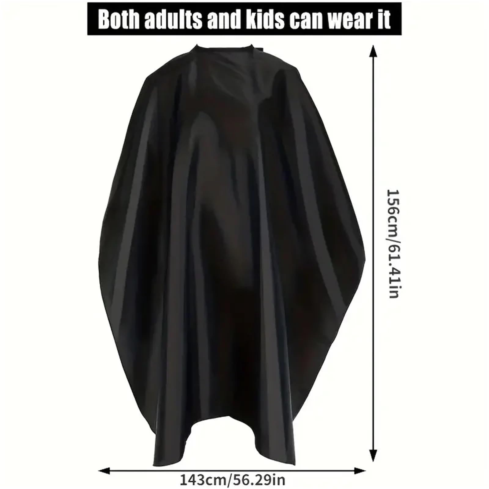 Capa Peluqueria Capa de Corte de Pelo Antiadherente Ajustable, Capa de Corte de Pelo for barberos y Bata de salón, Perfecta for peluquería, teñido Permanente, 3 uds.(Red)