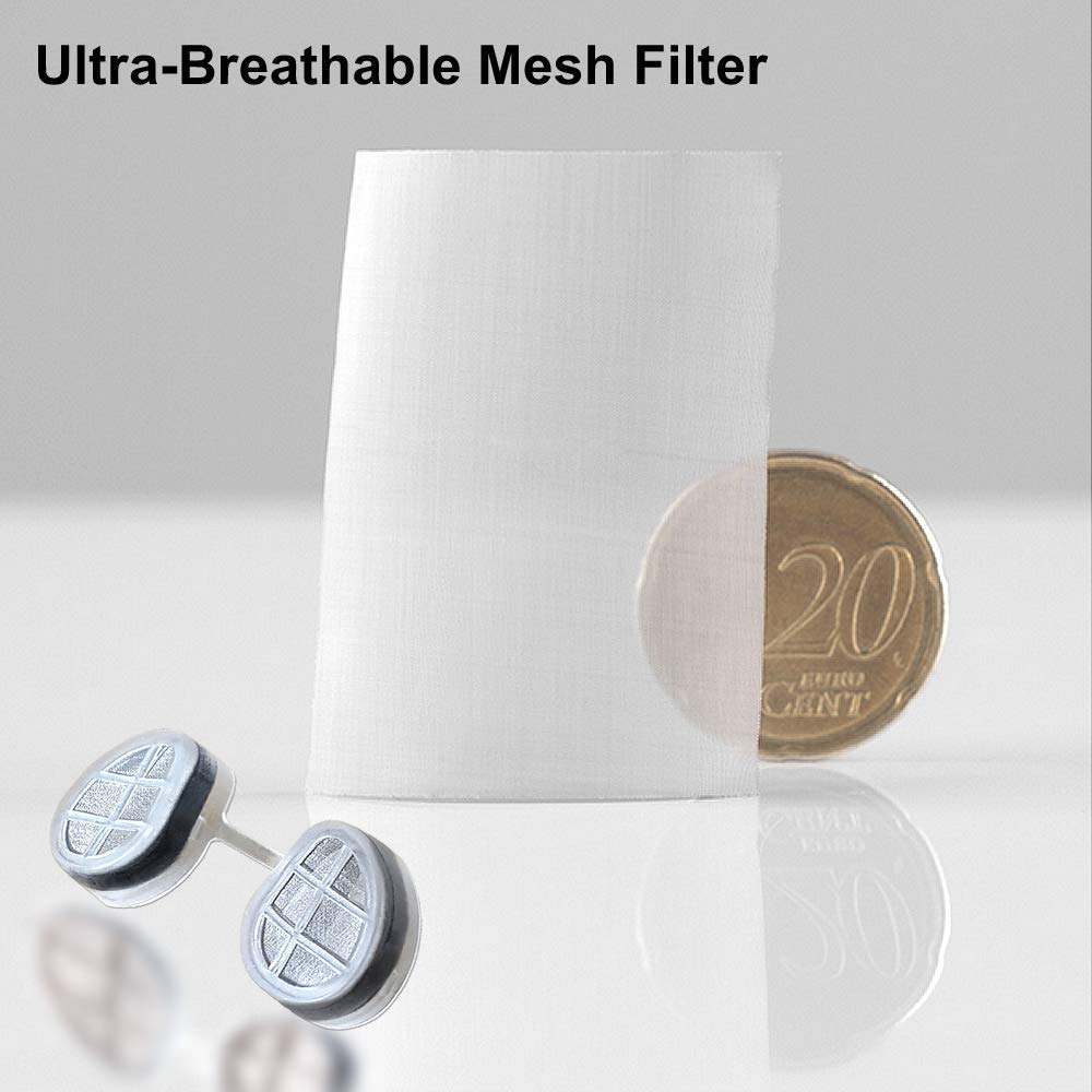 Filtri nasali ultra-traspiranti, aiuto per le allergie stagionali e alla polvere (Narice Stretta, M, 6 Pacco)
