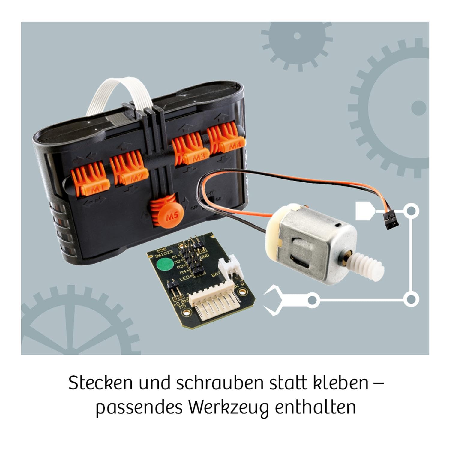 Roboter-Arm (drei Fragezeichen): Experimentierkasten