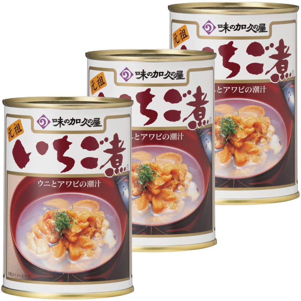 Amazon | 味の加久の屋 いちご煮 ×3缶 | 味の加久の屋 | 魚介の