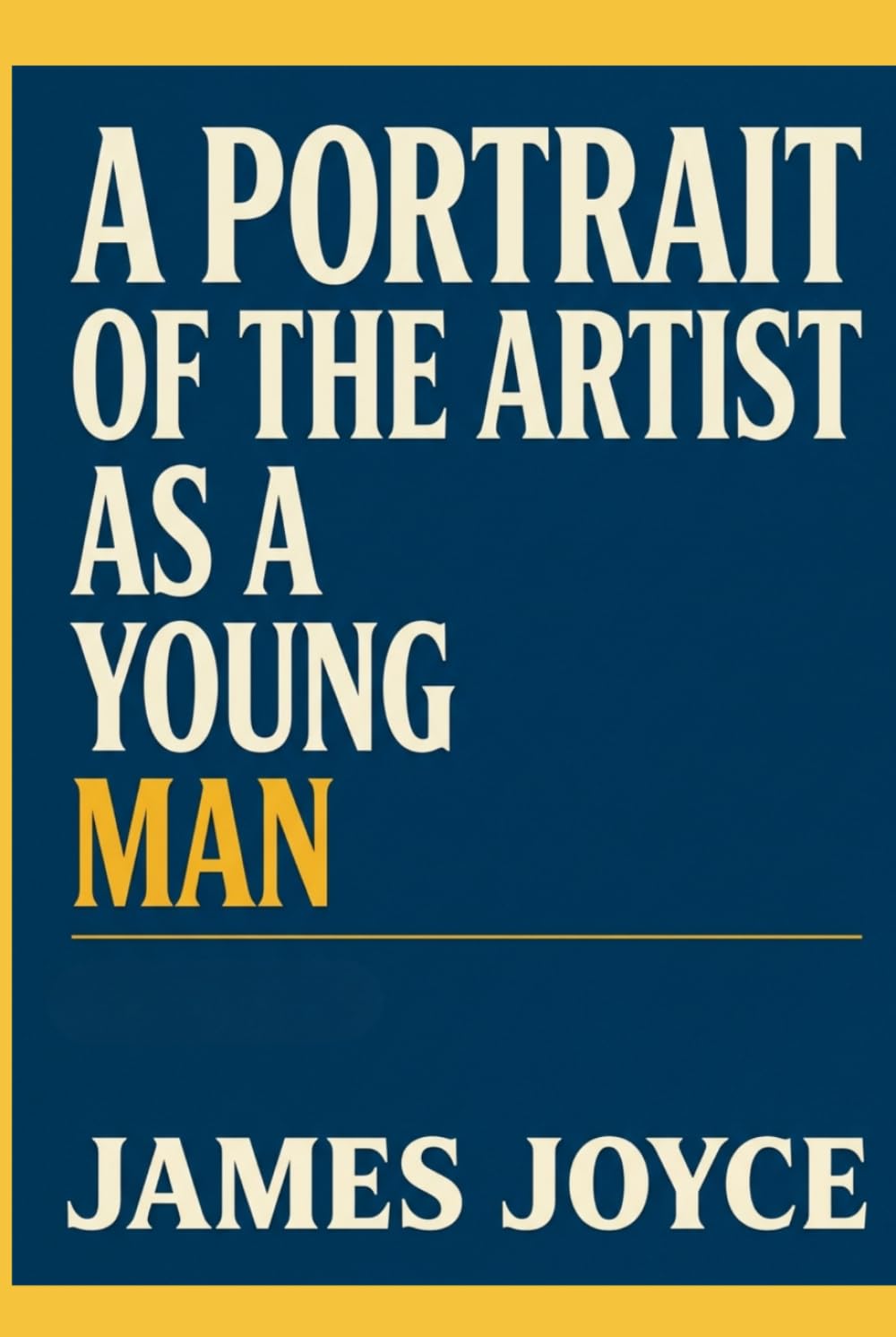 A PORTRAIT OF THE ARTIST AS A YOUNG MAN