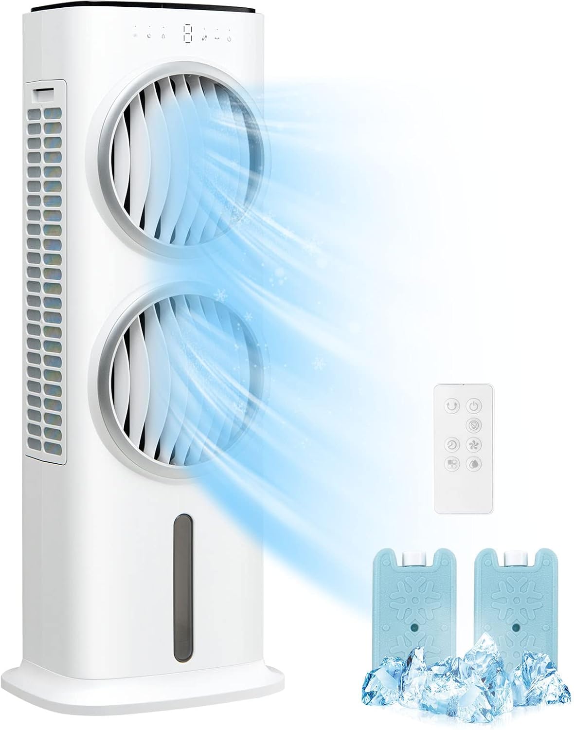 PETSITE 3in1 Evaporative Air Cooler, Portable Cooling Fan with Remote