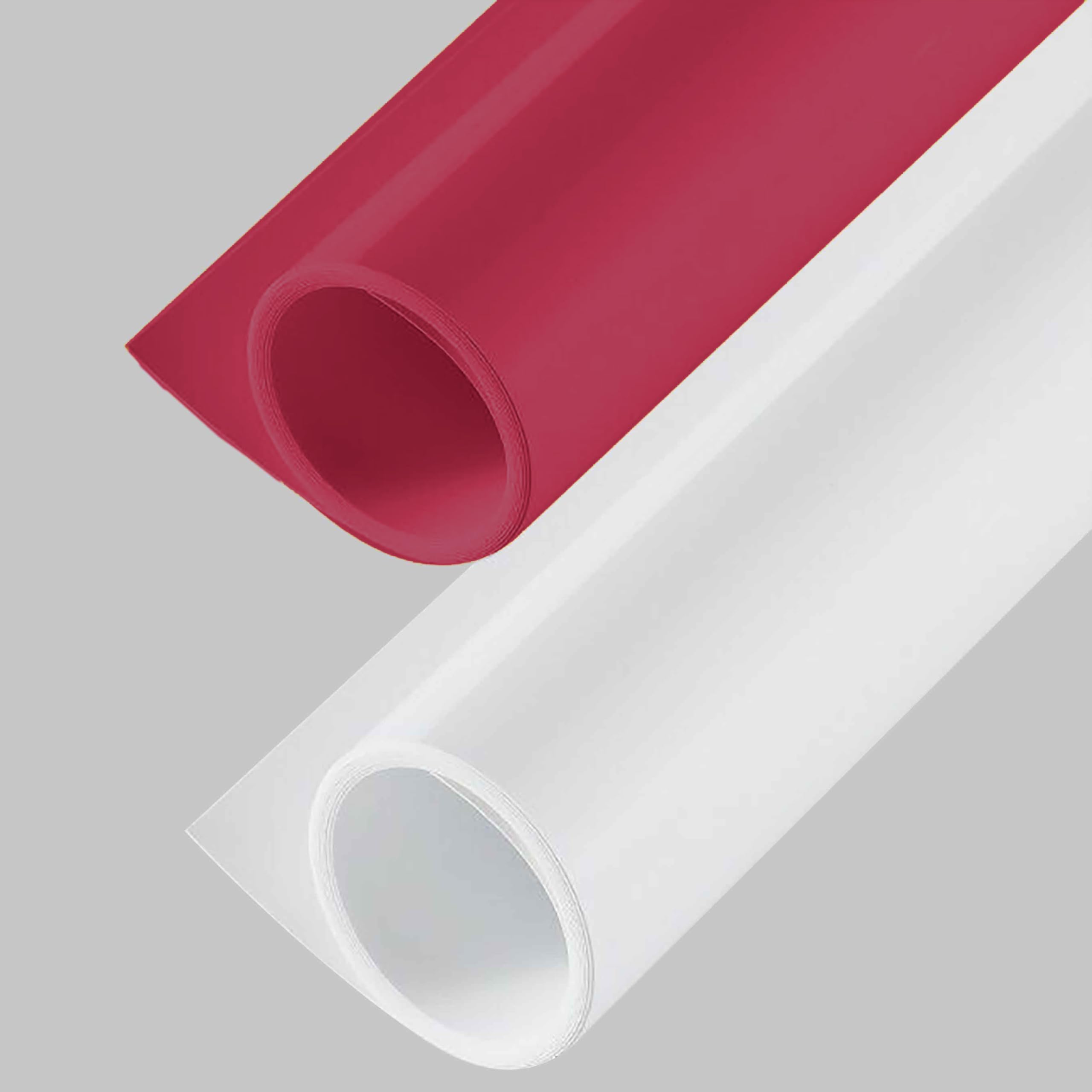 Smiledrive Photography Background Sheets - Backdrop Sheets 60 x 120 cm Waterproof Wrinklefree PVC Material (Maroon and White)-image-4