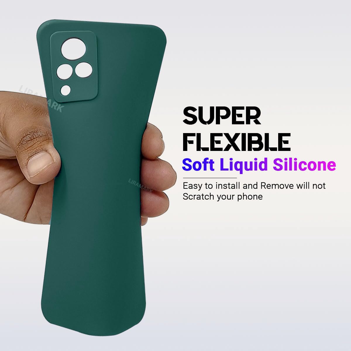 Vivo V21 5G Case - Silicone Green -5 Vivo V21 5G Case - Silicone Green -5