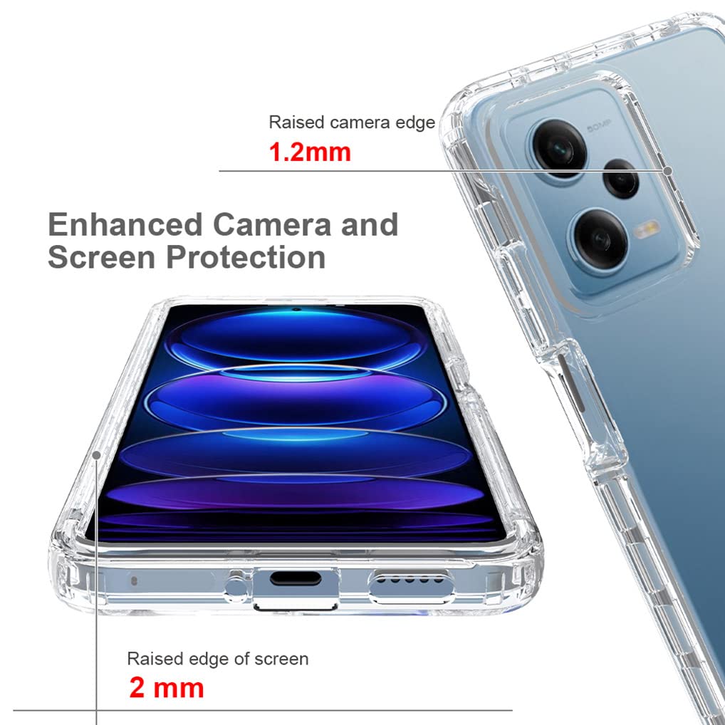 SEAHAI Cover per Xiaomi Redmi Note 12 4G, Custodia