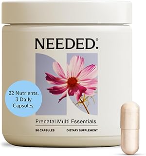 Needed. Multivitamin for Prenatal | Prenatal Multi Essentials Capsule - Pregnancy, Breastfeeding, Postpartum | Expertly-Formulated & Third-Party Tested, | 30-Day Supply