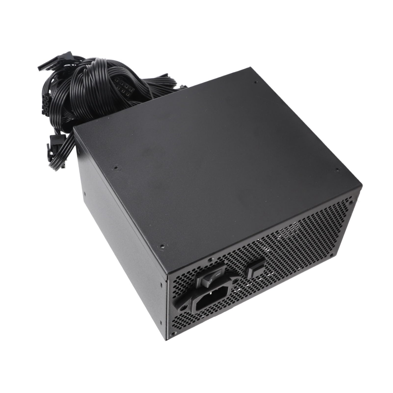 PUSOKEI Alimentatore da 800 W per PC Desktop |PFC Attivo, Supporto Dual Core, Ventola a velocità Automatica