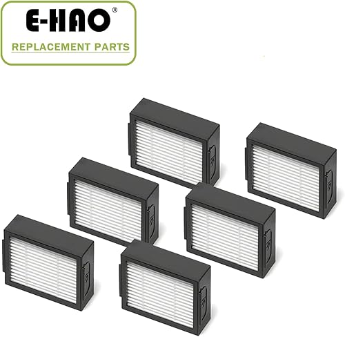 Miniatura 3 de E-HAO Paquete de 6 filtros HEPA de repuesto para iRobot Roomba serie i, j y e, todos los modelos, accesorios de filtro de vacío para modelos de