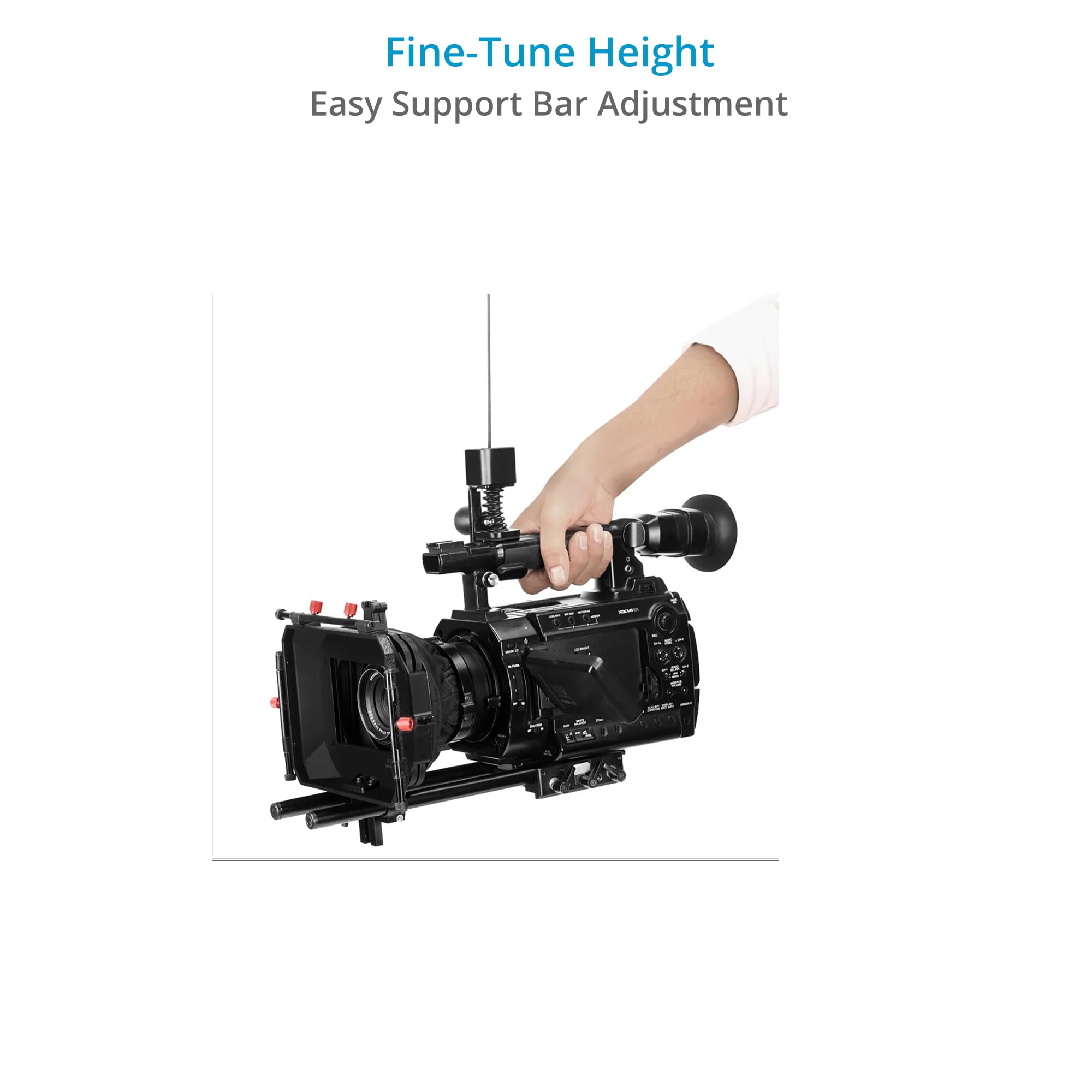 FLYCAM Flowline Chaleco Starter con Brazo 2 Ejes Placid 5-7,5 kg Kit cámara | Brazo preinstalado con dos muelles de tensión intercambiables; incluye cuerda de seguridad para uso en producción a mano