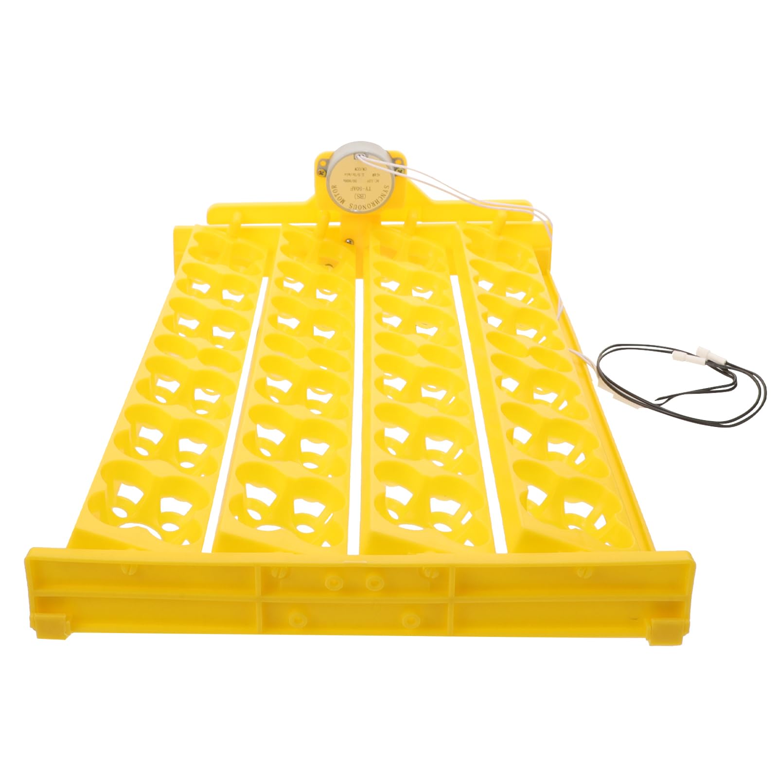 Happyyami Bandeja Giratoria Automática Para Huevos Incubadora Volteador Seguro Y Reutilizable Para Gallinas Patos Codornices Con Motor Integrado 15.74X9.84X0.78In