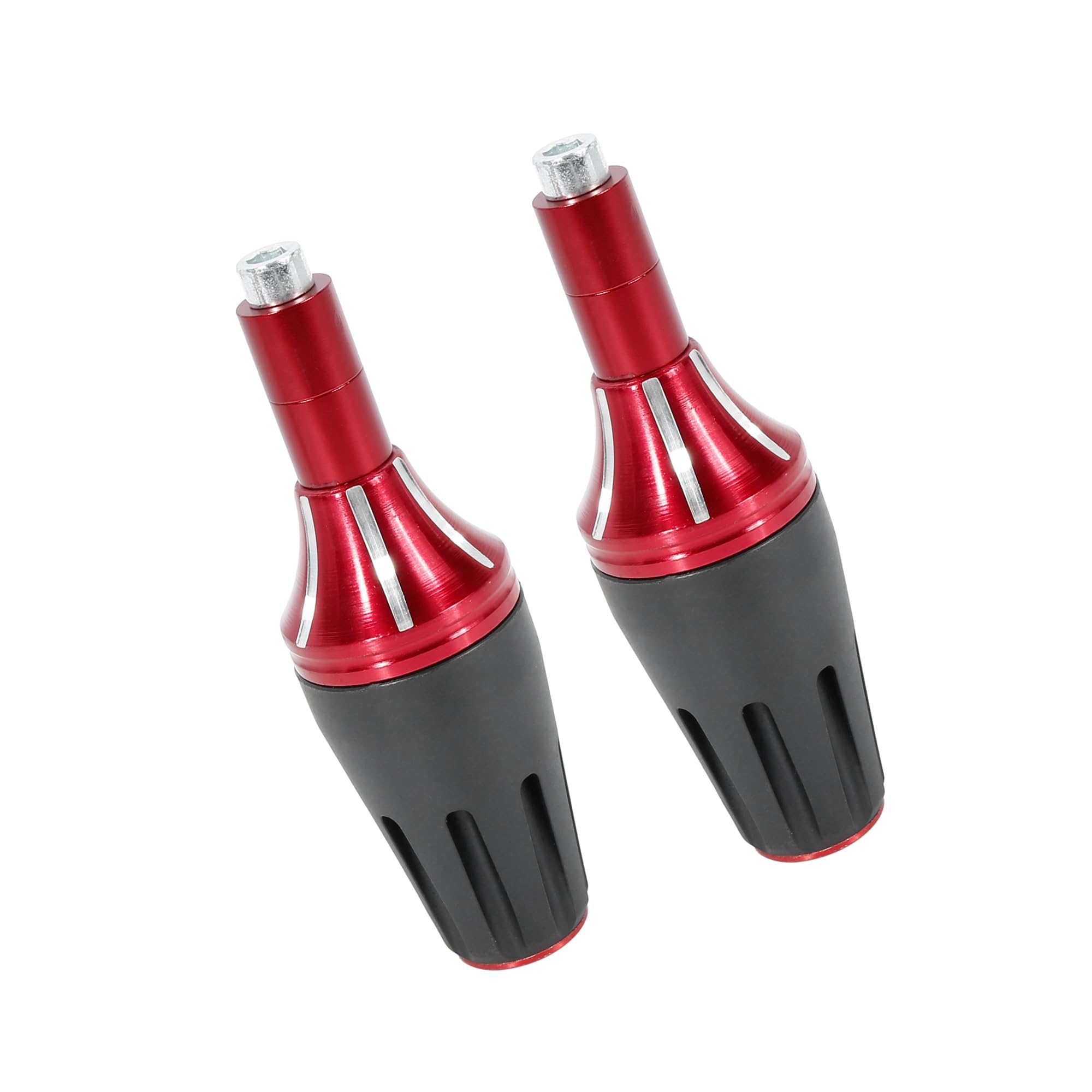 2pcs Red Motorcycle Universal Frame Slider Crash Protector M8 Replacement