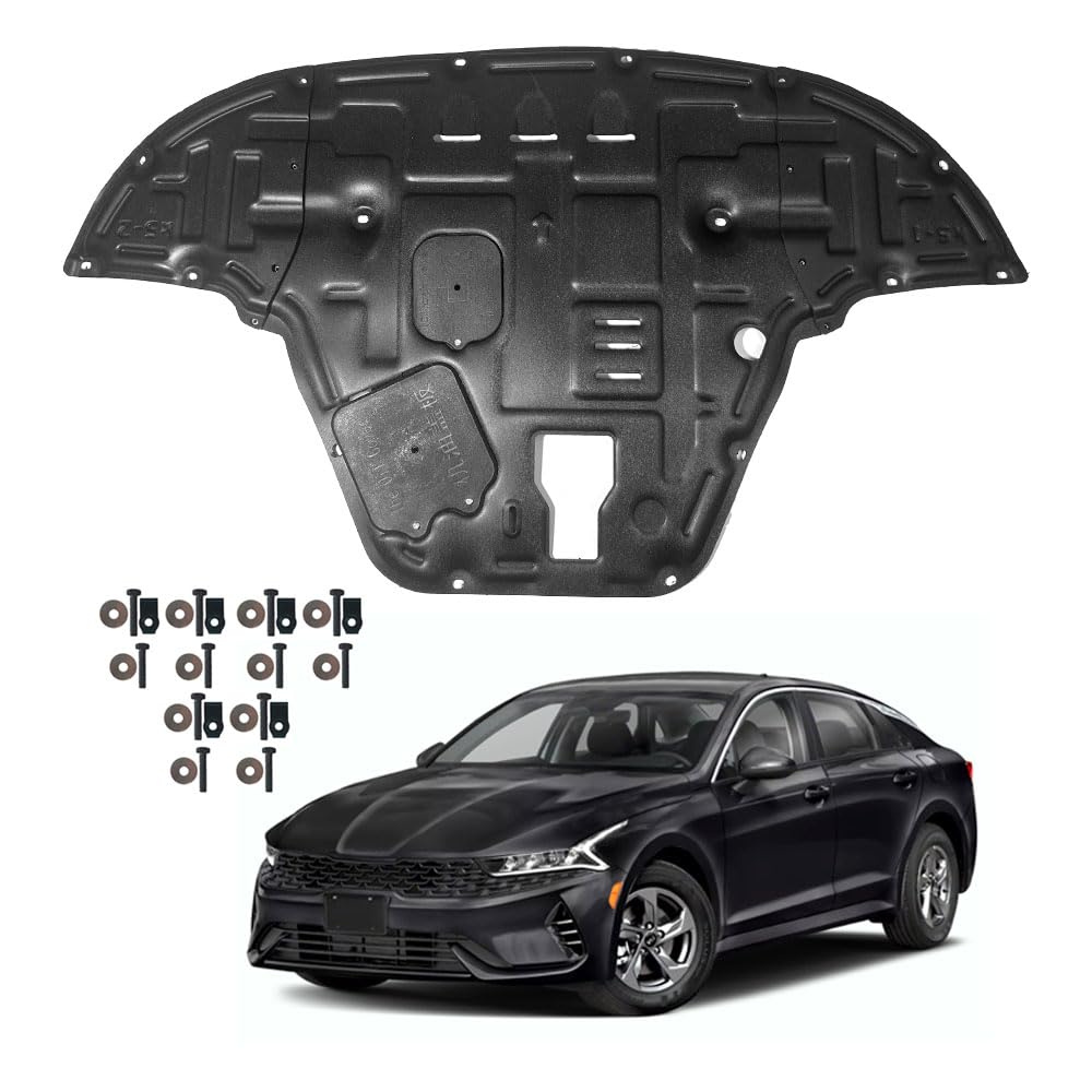 Tough Engine Splash Shield For Kia K5 2021-2025 - Under Cover Guard With Hardware