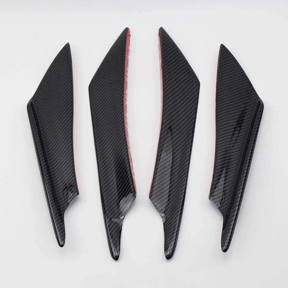 DAJIJI Front Bumper Lip Diffuser Splitter Fins Body Spoiler Canards Valence  Chin, 4 Pieces Carbon LookBlackBlueRed, Carbon Appearance, Blue, Blue,  Blue, Carbon Appearance : Amazon.co.uk: Automotive