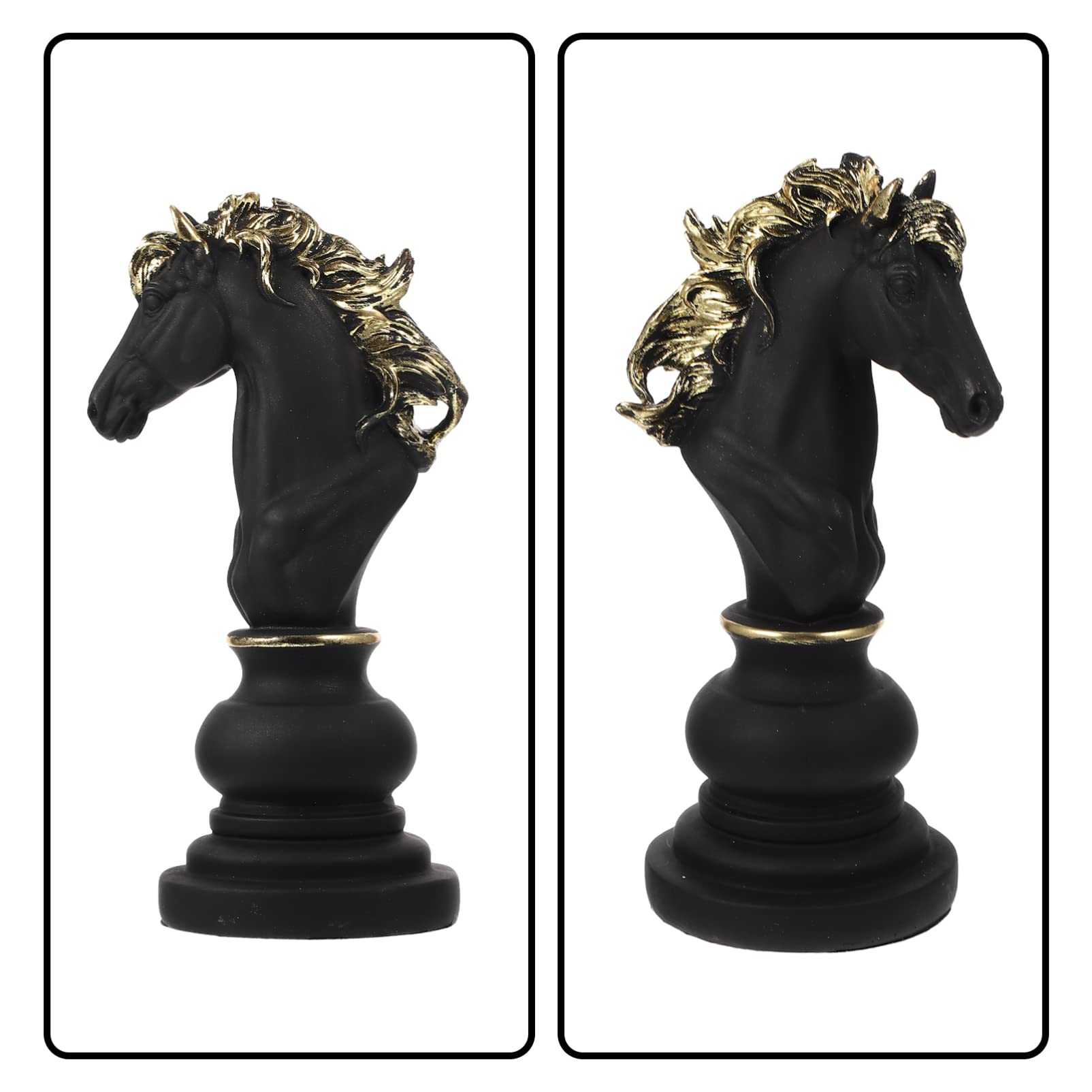 【東京都23区配送無料】定価18万　H87cm チェスナイト　置物 ホース　馬 Amazon.co.jp: チェス 馬の頭像 ピース 馬の胸像 彫刻 動物の像 馬の頭