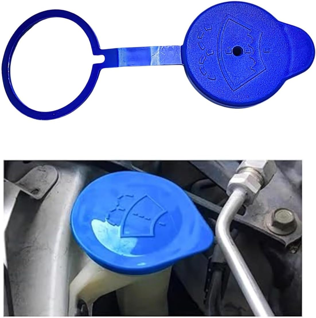 Wiper Bottle Cap/Windshield Washer Reservoir Fluid Tank Cap Replacement for Ecosport/Figo/Figo Aspire freestyle
