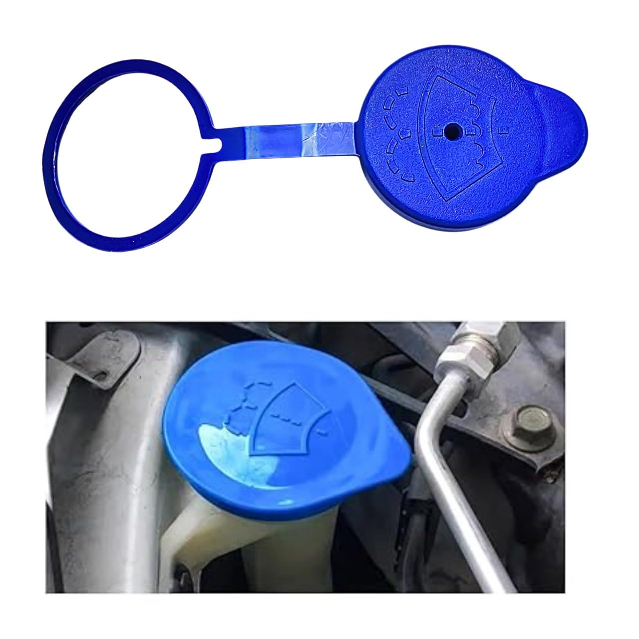 Wiper Bottle Cap/Windshield Washer Reservoir Fluid Tank Cap Replacement for Ecosport/Figo/Figo Aspire freestyle