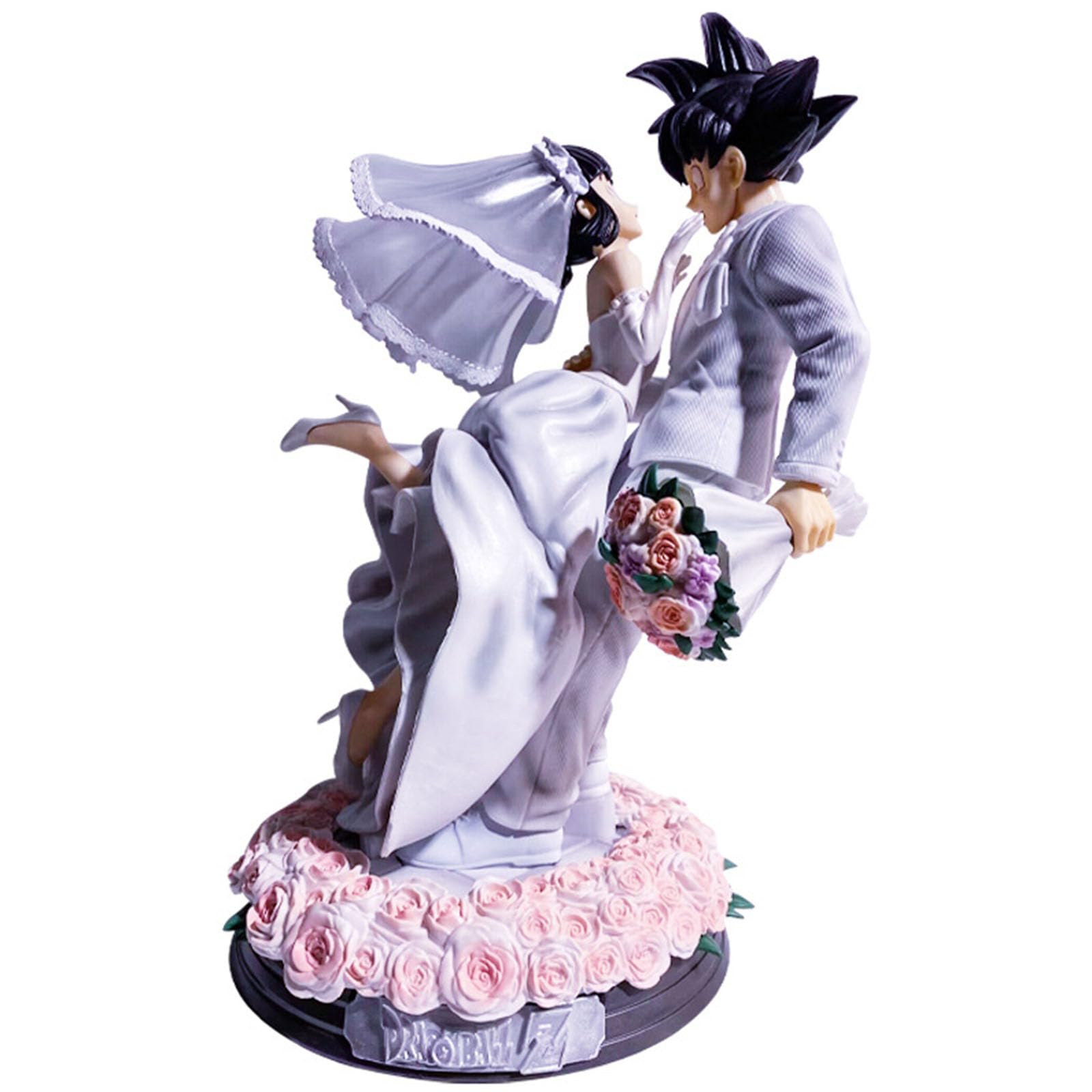 Muenmee Son Goku & Chichi Wedding Figure, Goku & Chichi Statues