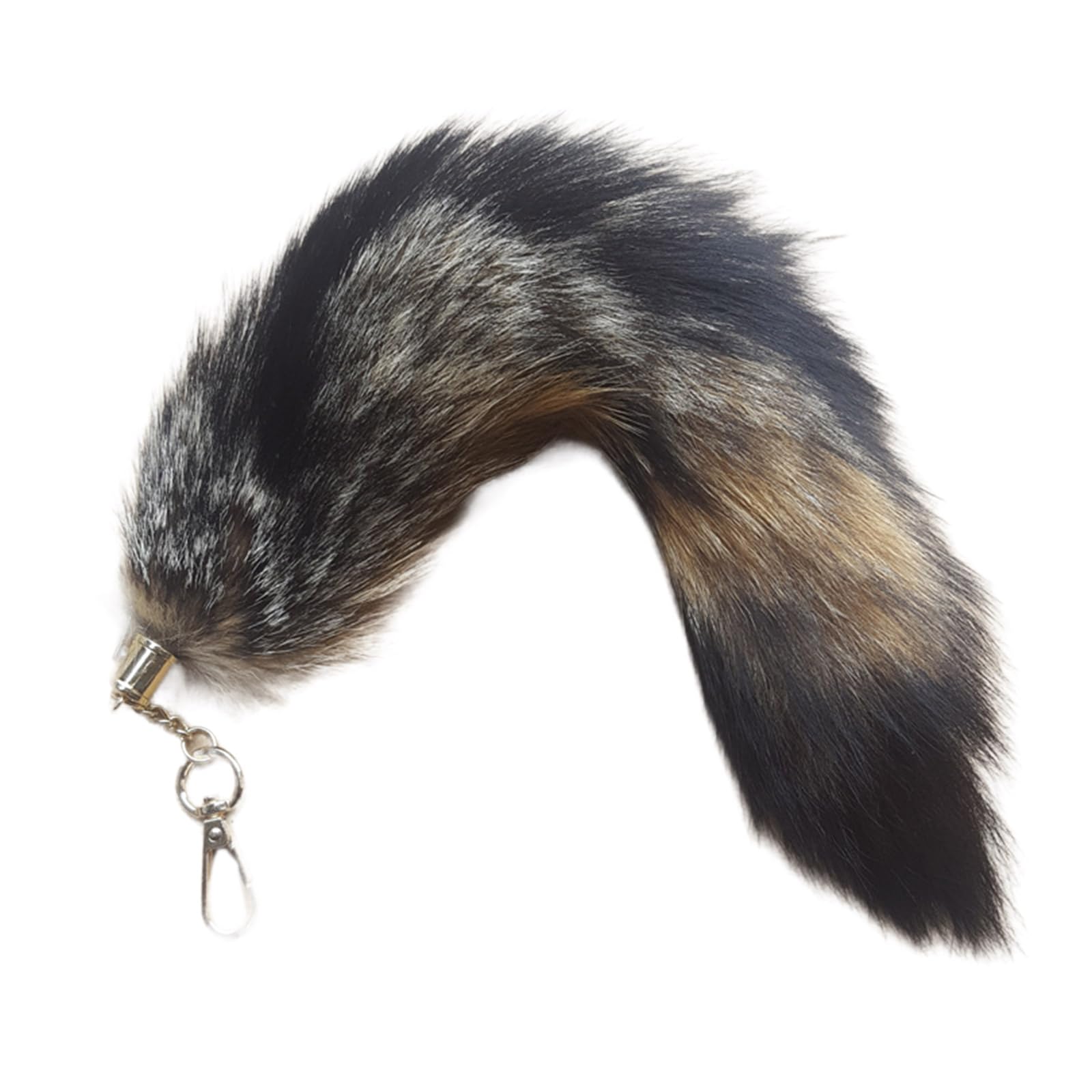 GKYQVE Fashion Keychain With Plush Foxes Tail Bag Pendant Women Keyring Animal Chain For Purse Backpack Handbag Hanging Pendant