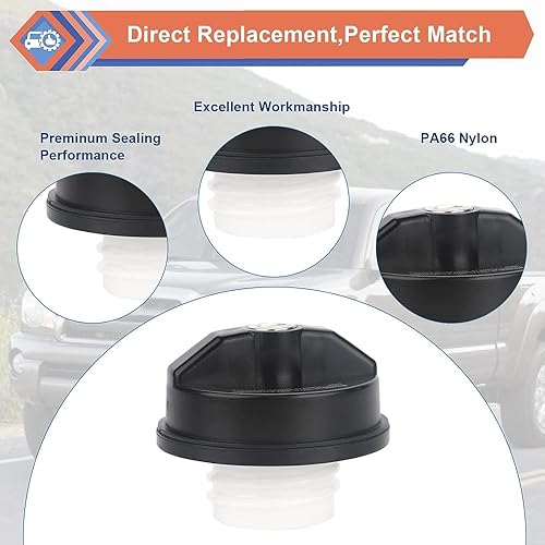 Miniatura 5 de Tapa de combustible de gas con bloqueo para Chevrolet Silverado Suburban 1500 2500 3500 Tahoe Cruze Colorado SS para GMC Canyon Terrain 05278655AB