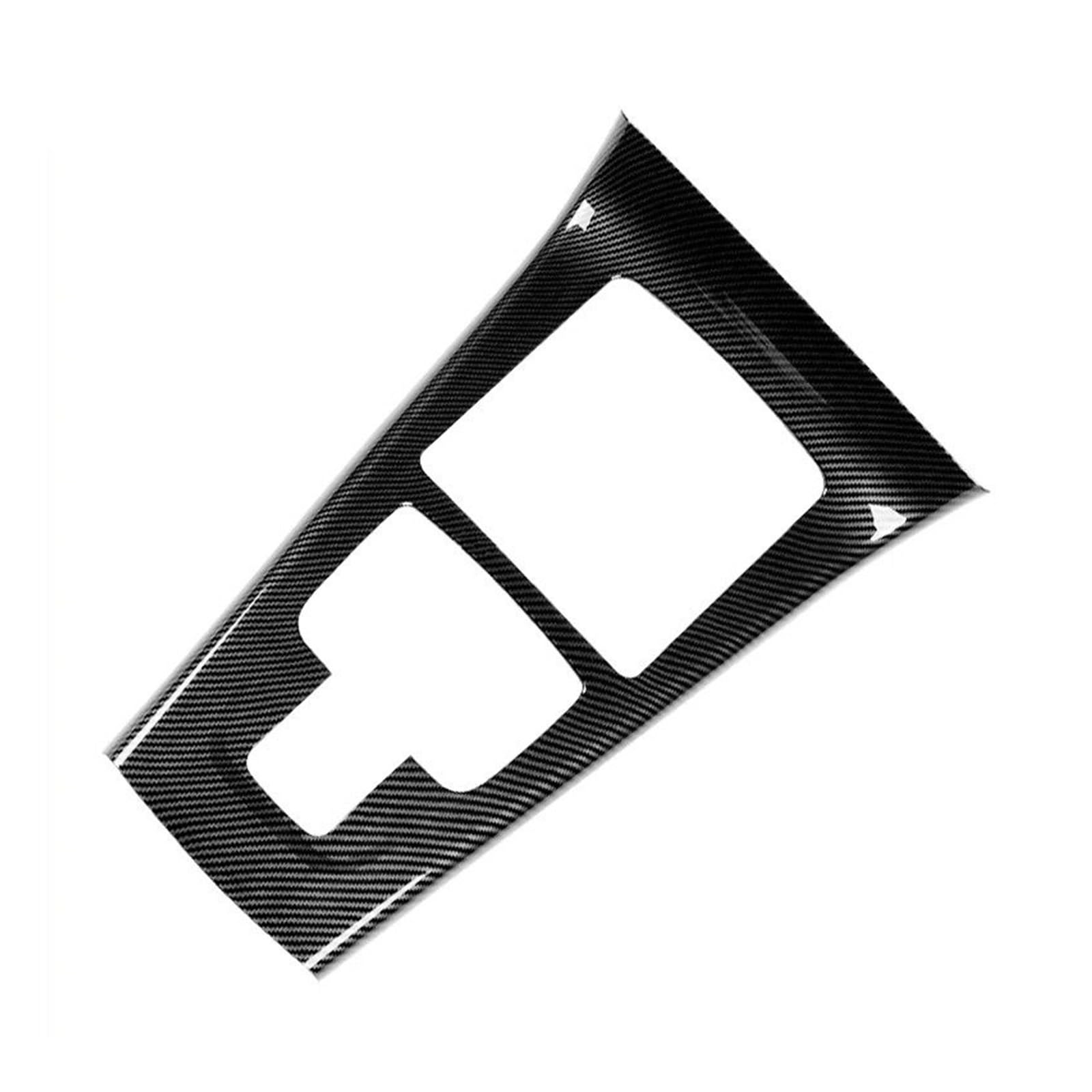 osłona klamki drzwi Pasuje do CLA W177 C118 pokrywa konsoli środkowej samochodu tapicerka rama panelu akcesoria wewnętrzne Przycisk deski rozdzielczej(Style 2 Carbon Fiber)