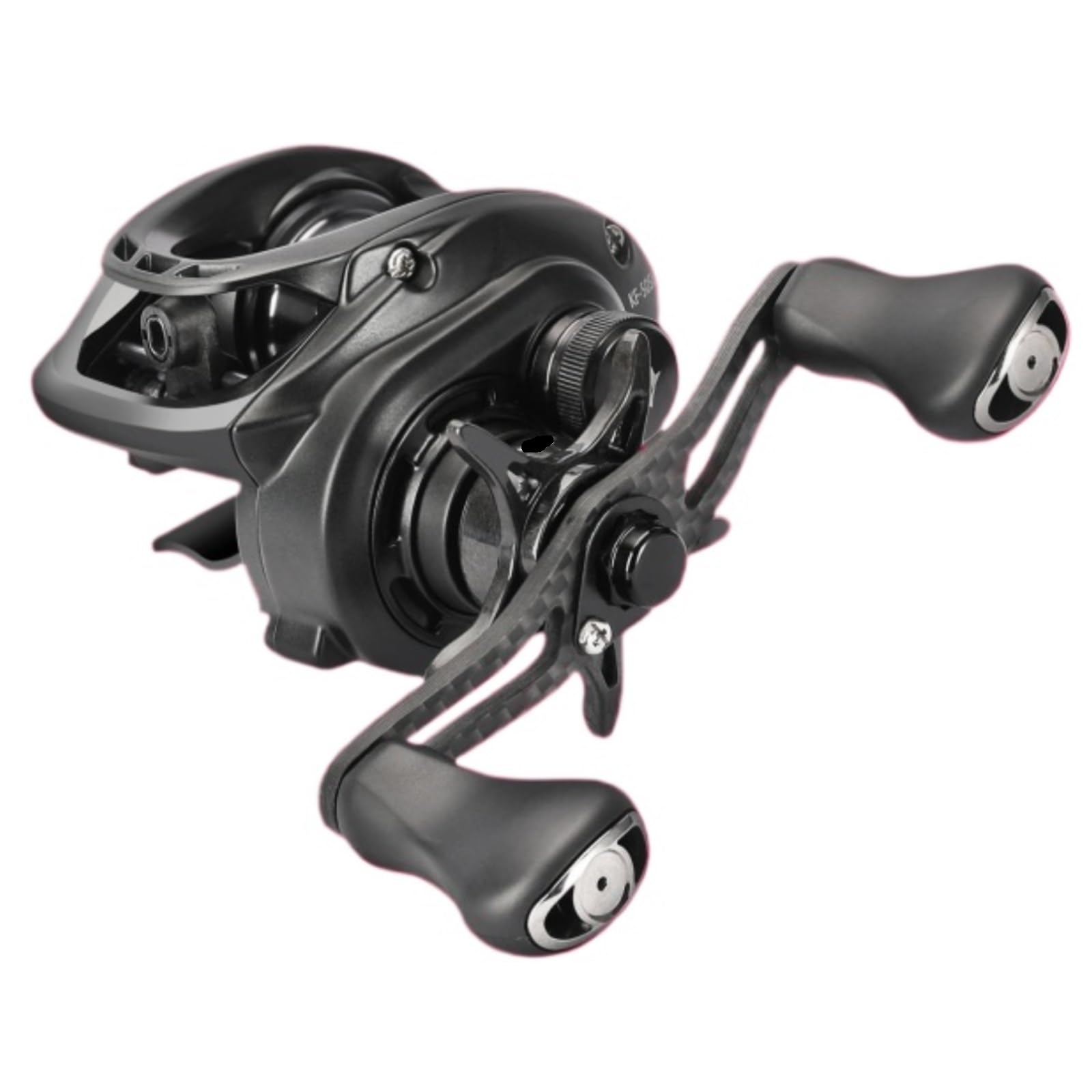 Kompatibel for 50S Baitcasting-Rolle, 134 g, 4,6 g, Flache Spule, 7,1:1 Carbon, leichte Game-Casting-Rolle, Forellen-Ajing-Rolle
