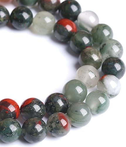 Miniatura 4 de 60 cuentas de piedra natural africana de piedra natural para hacer joyas y pulseras