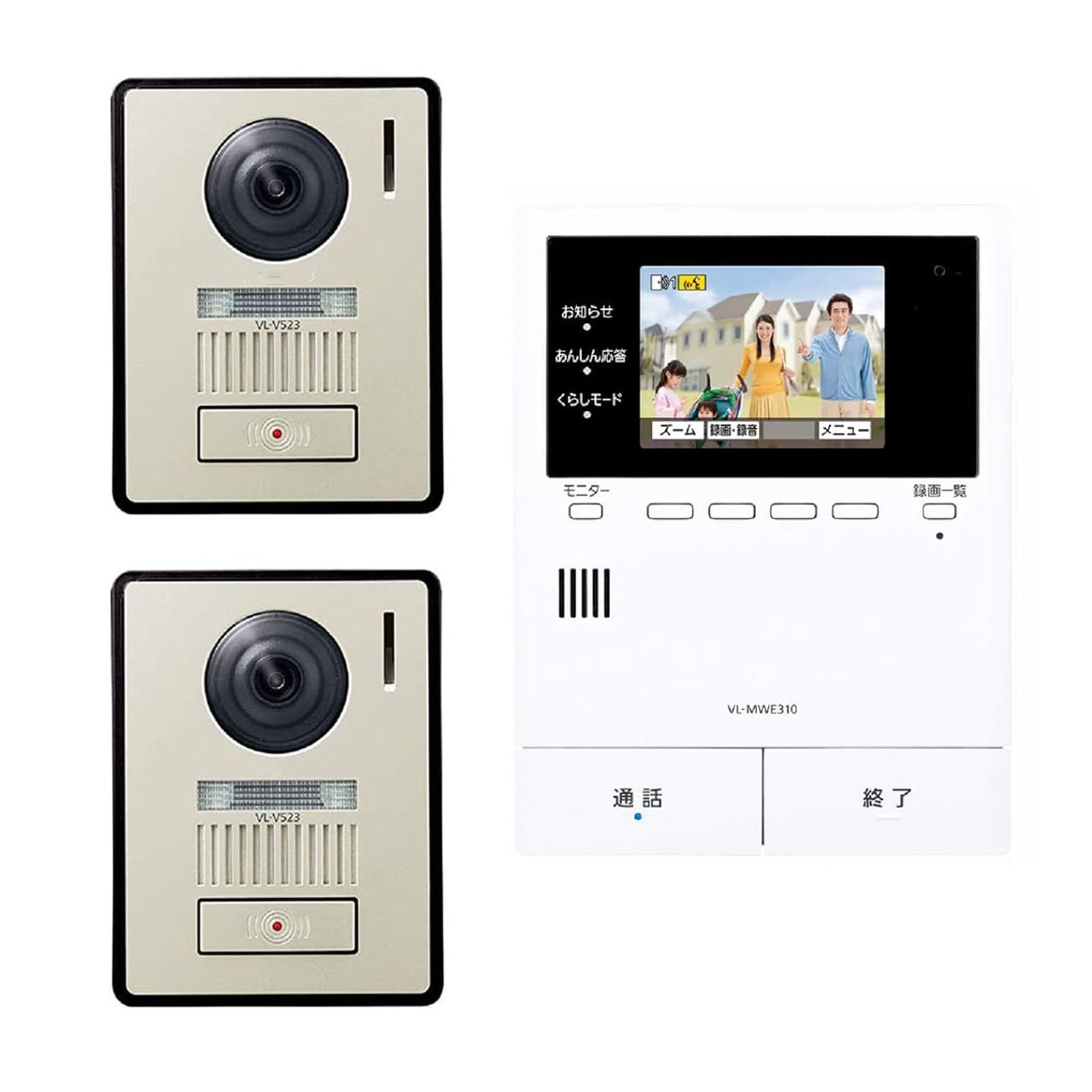 Amazon.co.jp: パナソニック テレビドアホン モニター親機 カメラ玄関 