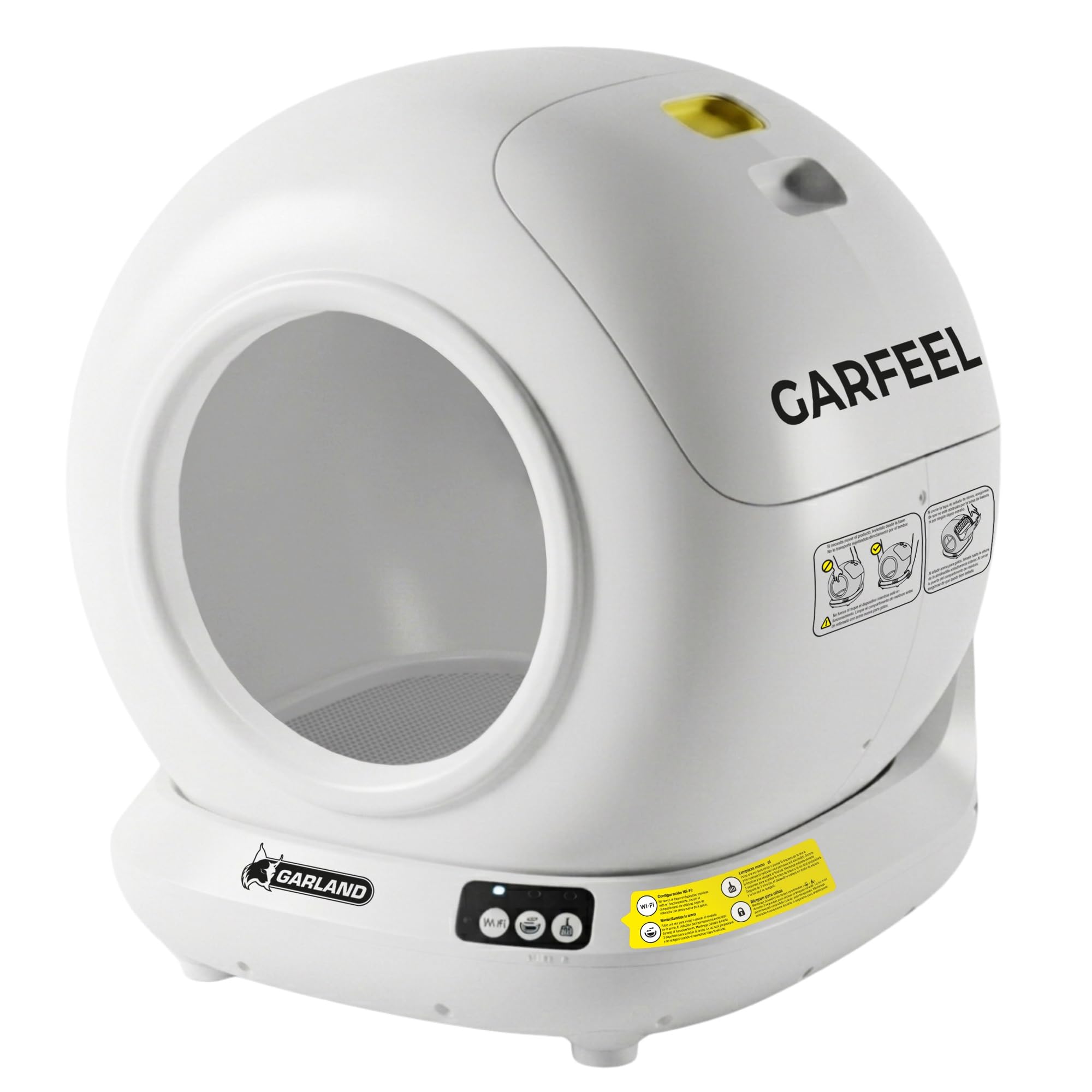 GARFEEL Arenero Autolimpiante Inteligente WiFi para Gatos con App