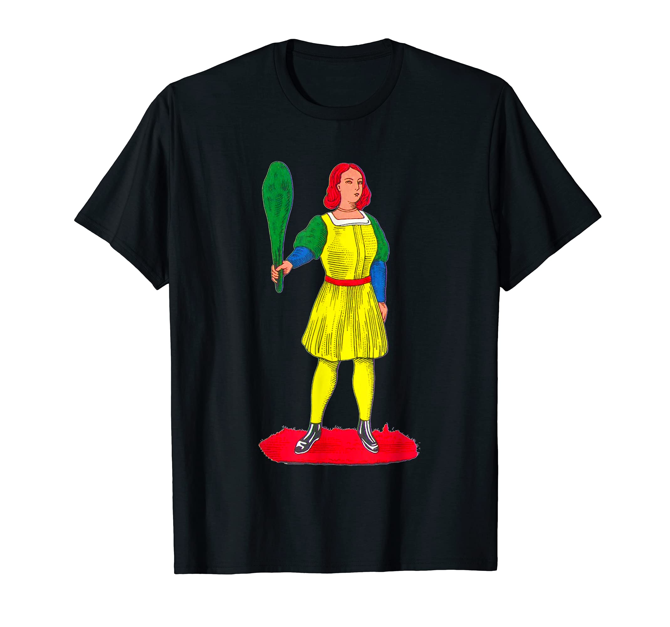 Amazon.com: Sicilian ScorpaBriscola Jack of Clubs Fante di bastoni card  T-Shirt : Clothing, Shoes & Jewelry