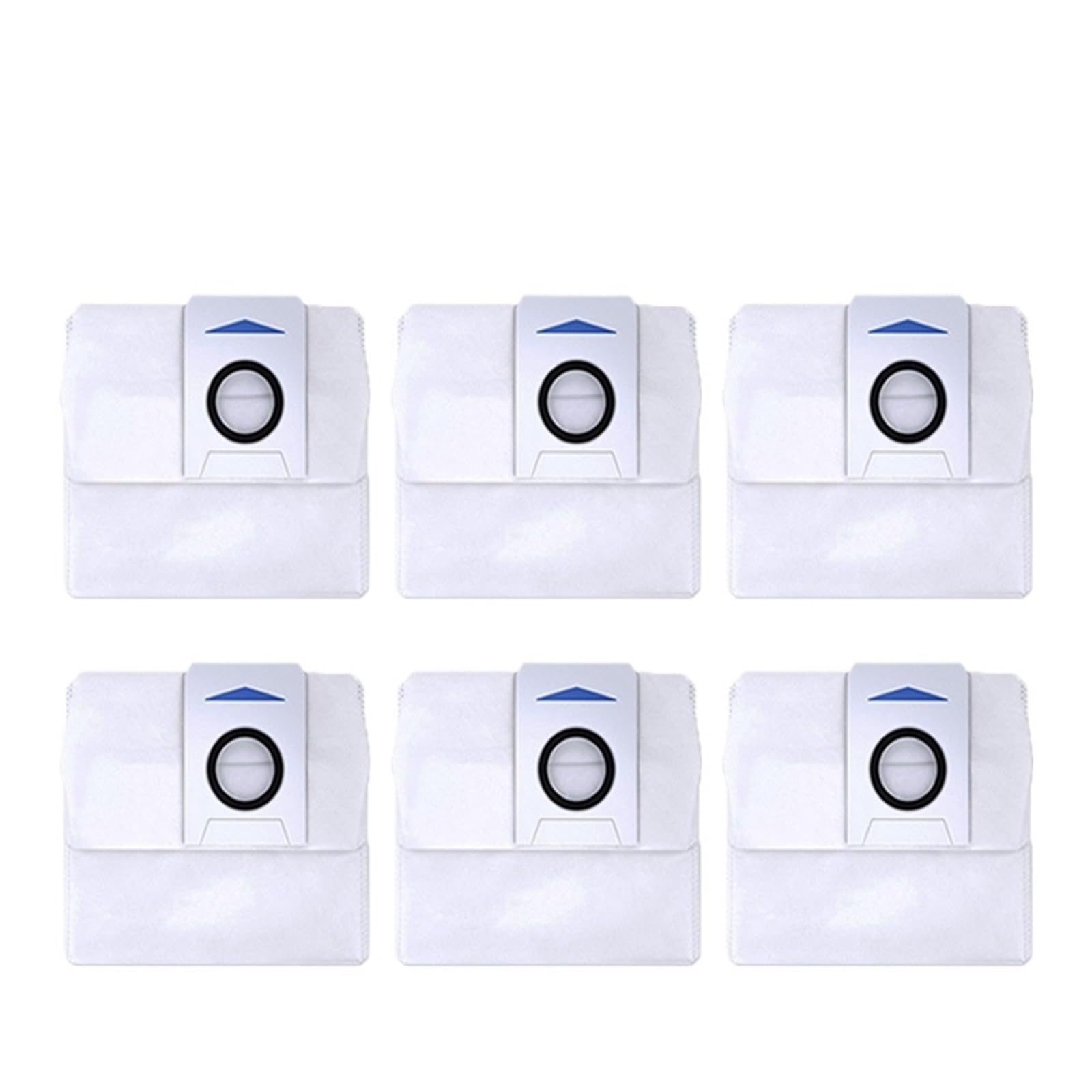 FLJVEZPJ Dust Bag Accessories Dustbin Garbage Vacuum Robot Cleaner Parts，Compatible For Ecovacs，Compatible For Deebot， X1 OMNI / T10 Filter(6pcs)