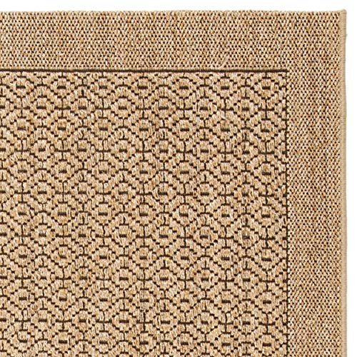 Tapete decorativo rectangular SAFAVIEH 2' x 3' natural sisal miniatura 3