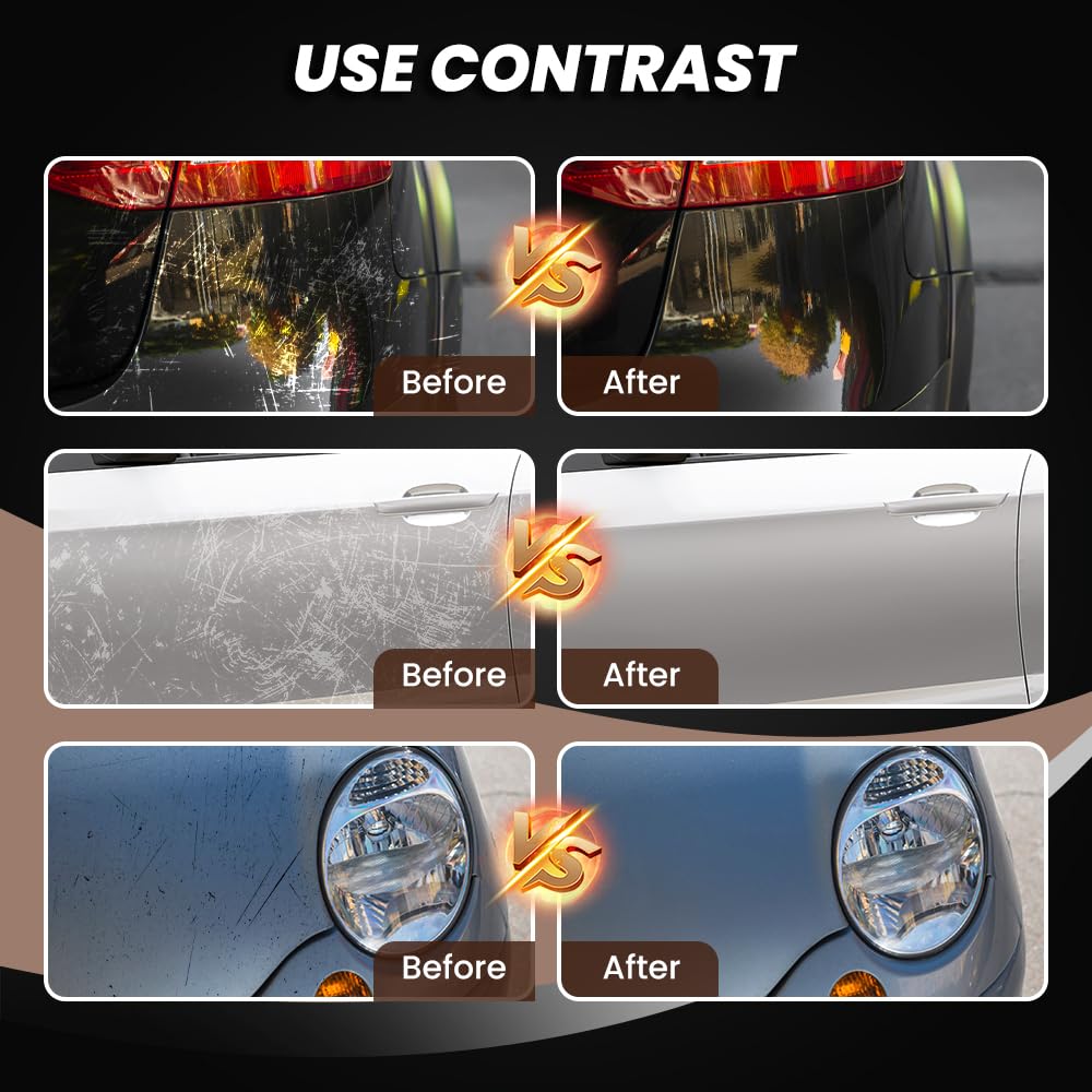 Car Scratch Repair Nano Cloth, Upgraded Cloth Car Scratch Remover, Cloth for Car Scratches, Magic Car Scratch Repair Cloth, Car Scratch Removal Cloth,Polish and Repair (6)