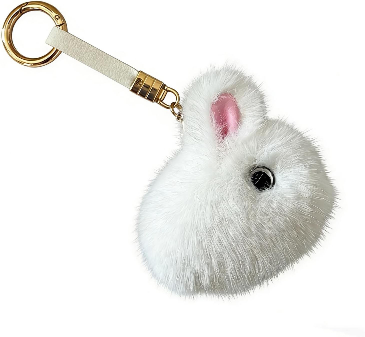 Cute cartoon plush keychain suitable for soft and cute rabbit and small animal pendants in bags, backpacks, and keys
