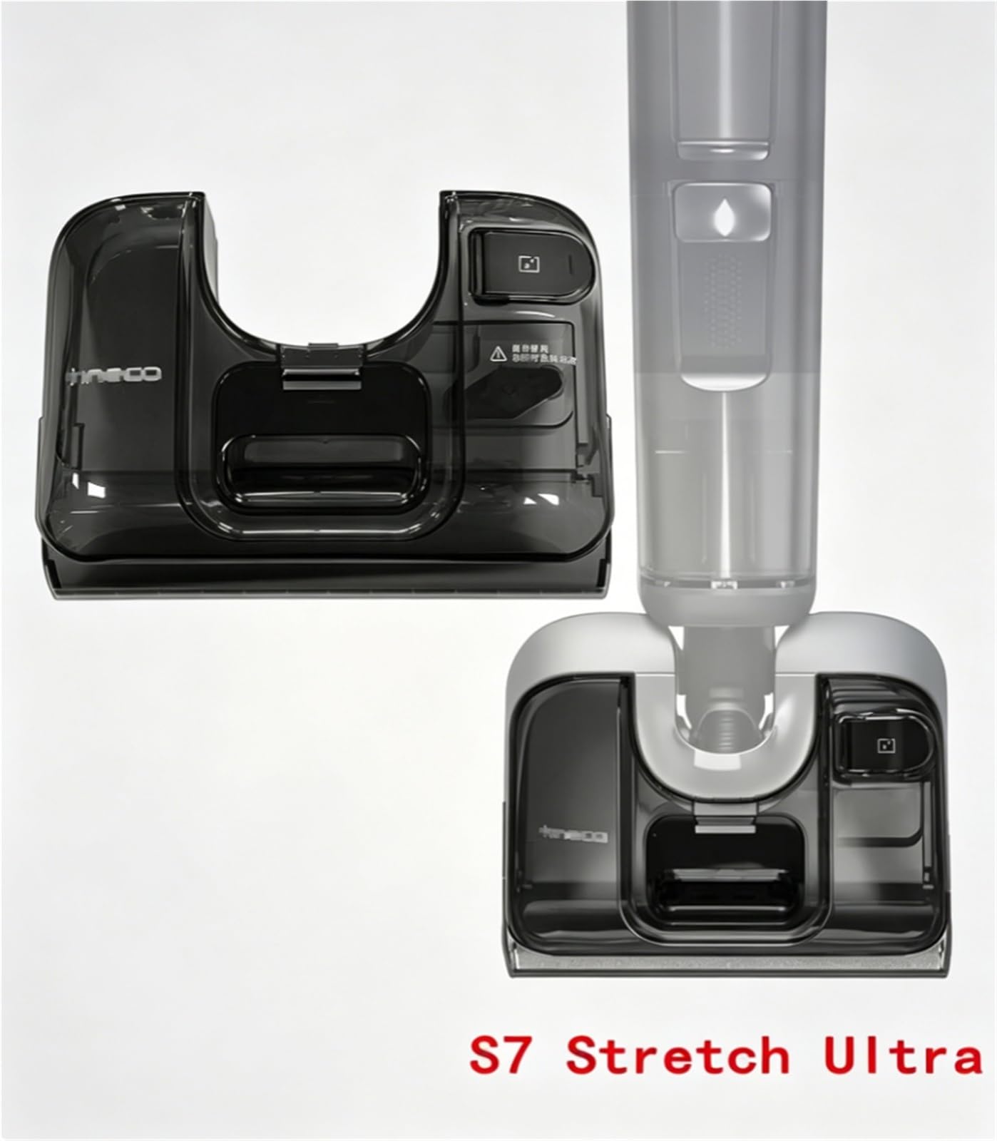 Recambio Depósito Agua Limpia Compatible con Tineco Floor ONE S7 Stretch Ultra, for Aspirador Seco Húmedo