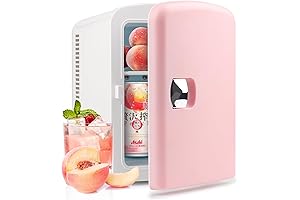 Kids Mini Fridge For Bedroom With Pink Door