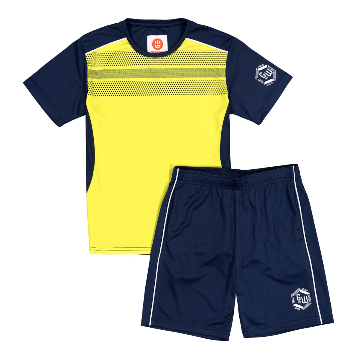 Ensemble Sportif Garçon, Survêtement de 2 Pièces, T-shirt Manche Courte et Short pour les Activités Sportives - Taille de 6 jusqu'à 14 ans