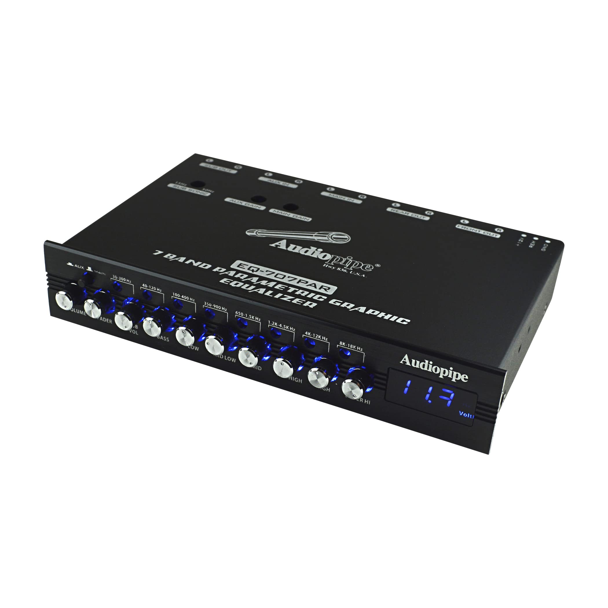 Amazon.com: Audiopipe 7 Band Parametric Graphic Equalizer