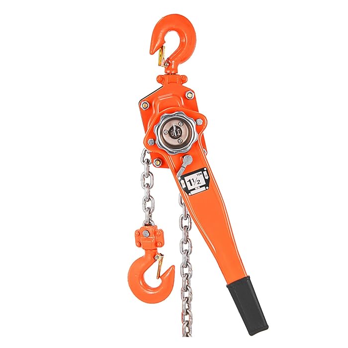 Buy Gakee Lever Hoist 1 1/2 ton with 5 Feet Steel Chain, Manual Lever