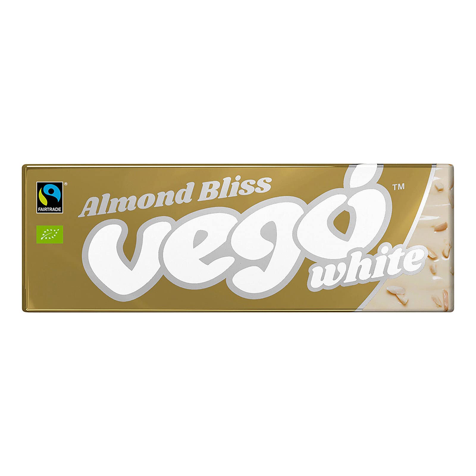 Vego White Chocolate Bar Almond Bliss 50g