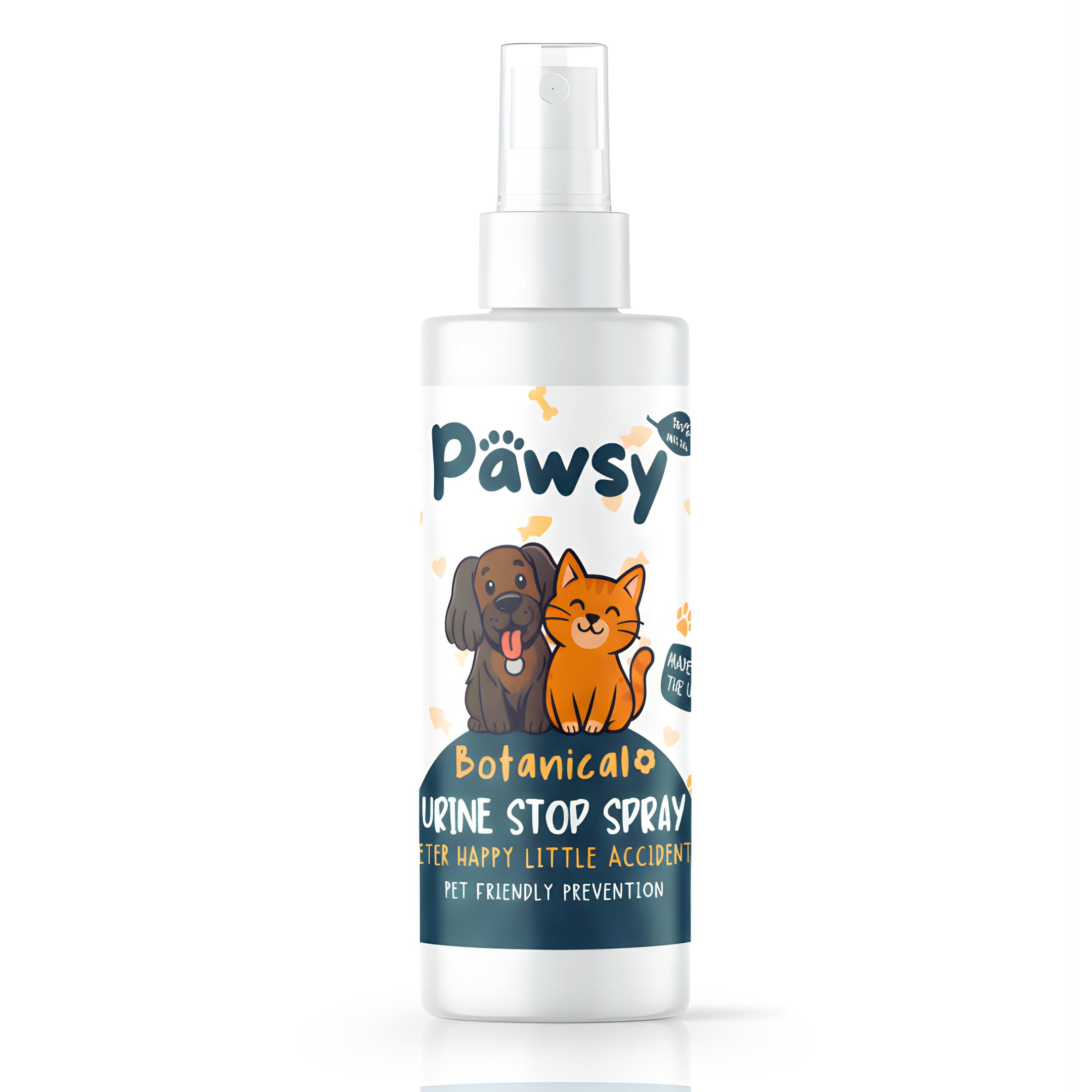 PAWSY Natural Urine Stop Spray for Pets | Witch Hazel, Peppermint and Lemongrass | Castile Soap for Pet Urine Stains and Odours | Bleach and Ammonia Free | Hard Surfaces and Upholstery (100ml)