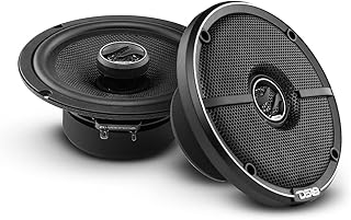 DS18 ZXI-654 6.5" Car Audio Coaxial Car Speakers with Built in Neodymium Tweeter and Kevlar Cone 2 Way 240 Watts Max 4 Ohm - Car Stereo Sound System with Removable Grill (2 Speakers)