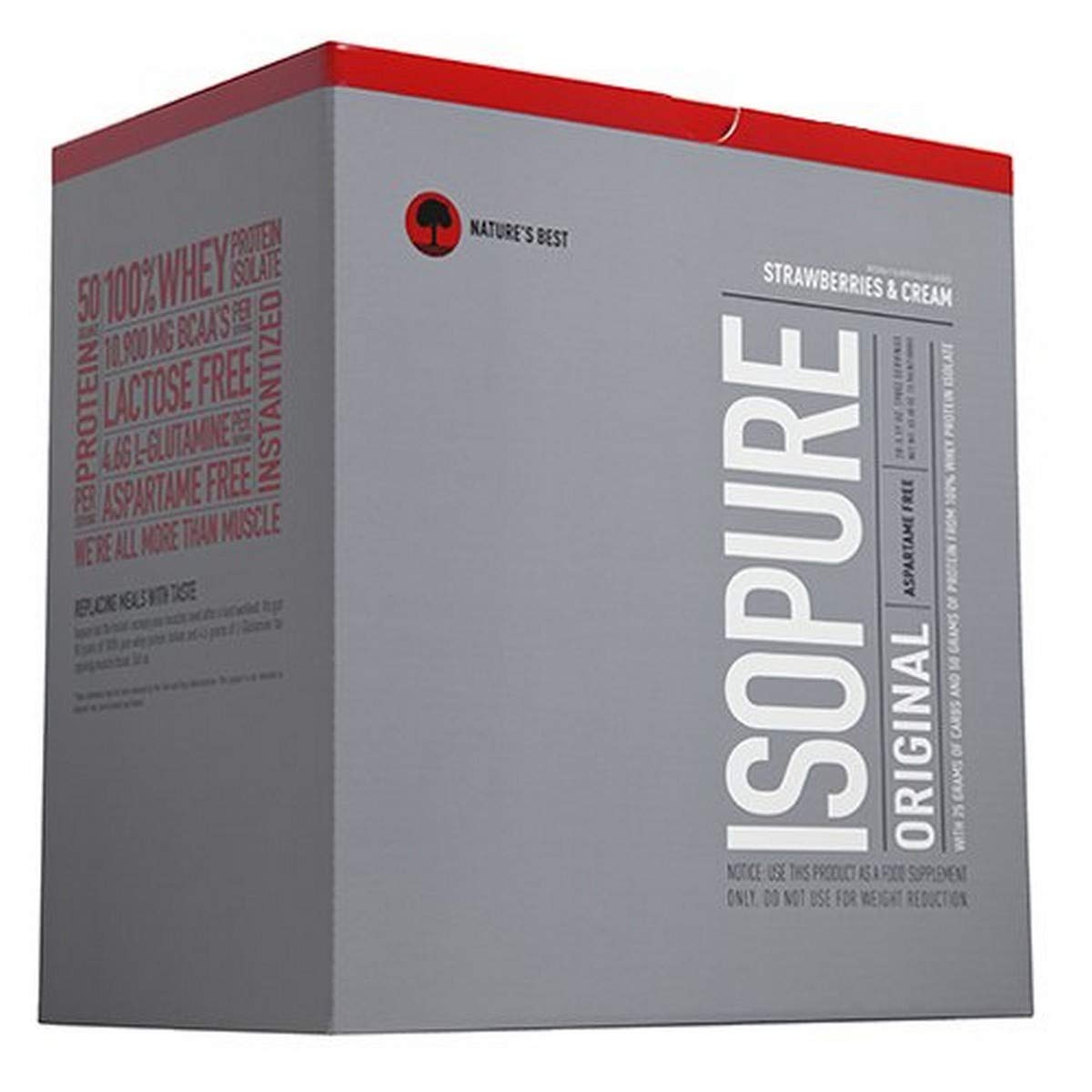 Nature's Best Isopure, Strawberries & Cream, 20 - 3.06 oz packets
