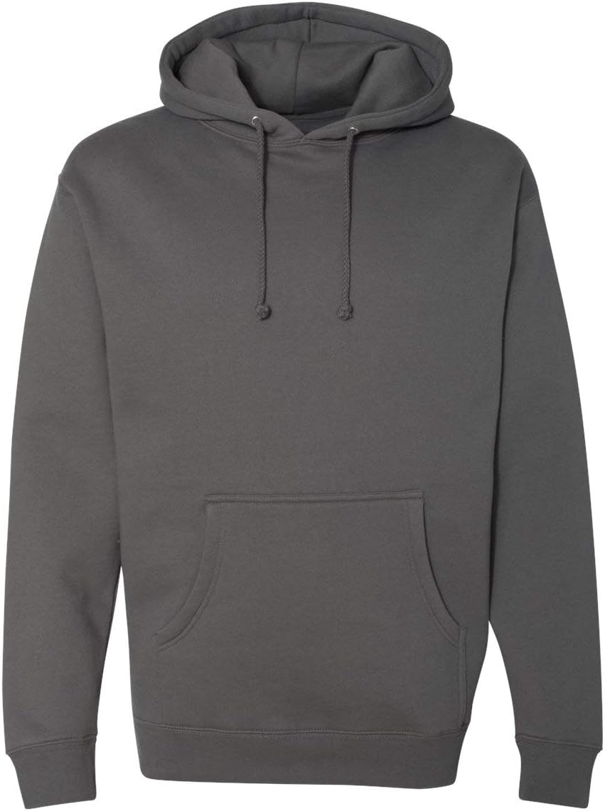 Independent Trading Co. Heavyweight Hooded Sweatshirt, 3XL, Charcoal