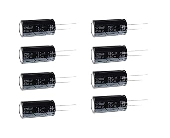 120uF 450V 18X30 +-20 105C 5 قطع مكثف إلكتروليتي من الألومنيوم، مكثف 120uF 450V، مكثف 120uF، مكثف 450V، مكثف 120uF 450V، مكثف 450V 120uF