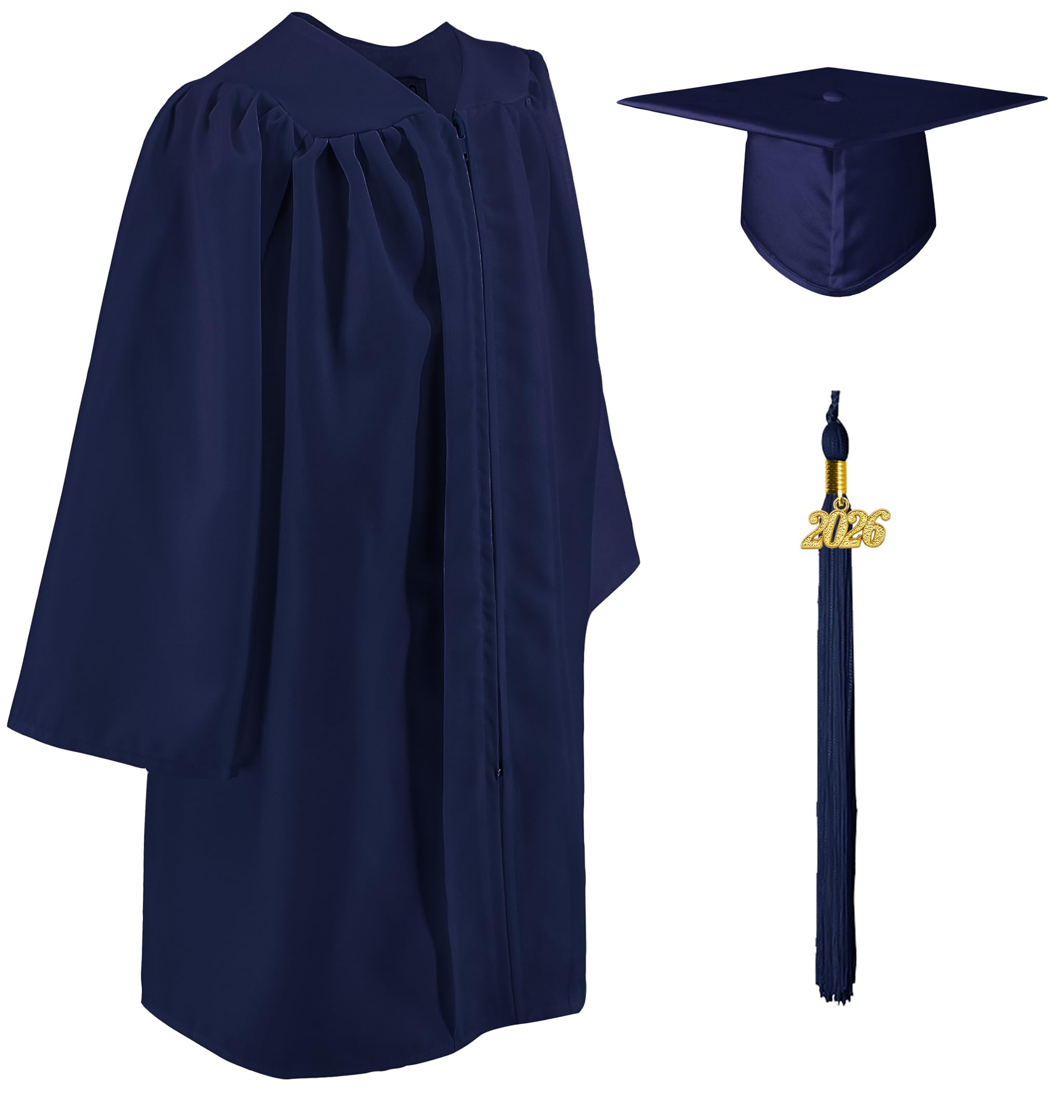 GraduatePro Bambini 2026 Toga Laurea con Cappello Tocco Prescolastico Scuola Materna Costume Unisex 10 colori