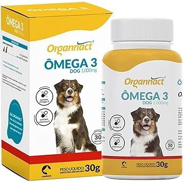 Suplemento Vitamínico Omega 3 Dog Organnact 1000mg